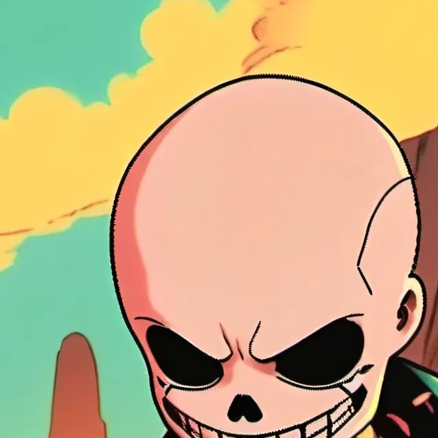 chat with ai character: sans in the desrot