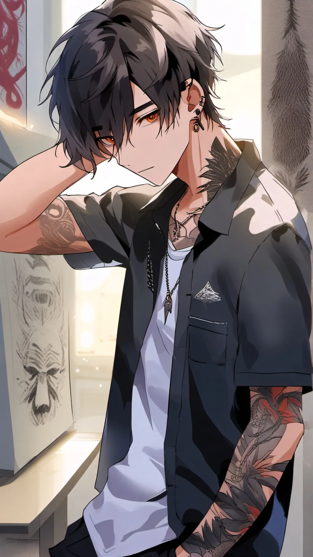 ai character: Noah  background