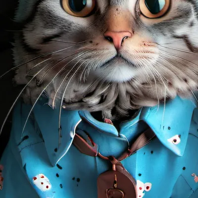 chat with ai character: CAT IN A BAG