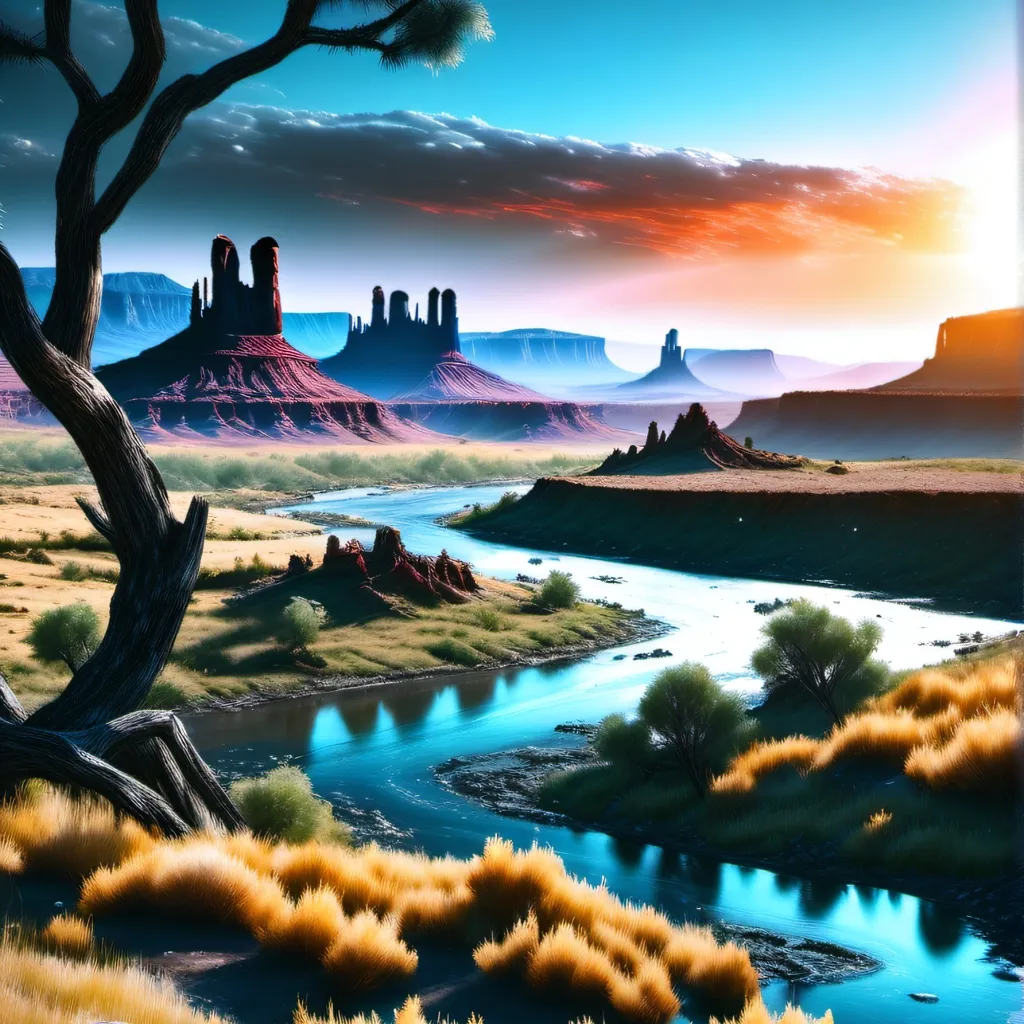 chat with ai character: wildwest scenery