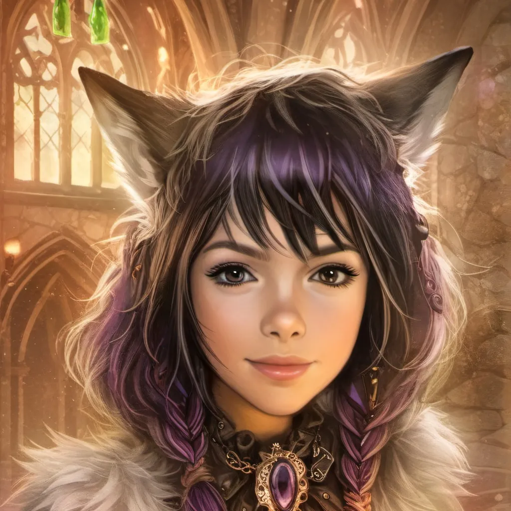 chat with ai character: wolf girl