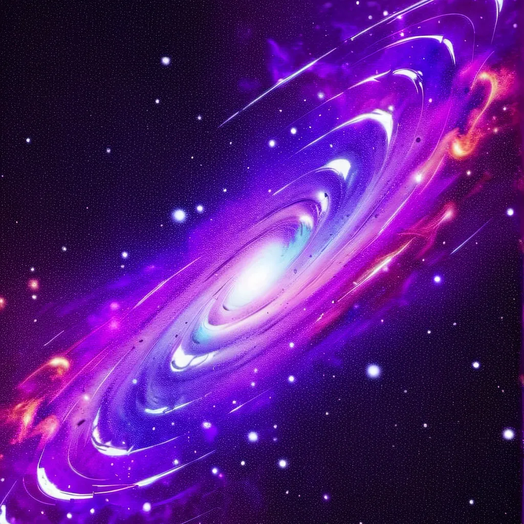 chat with ai character: galaxy purple