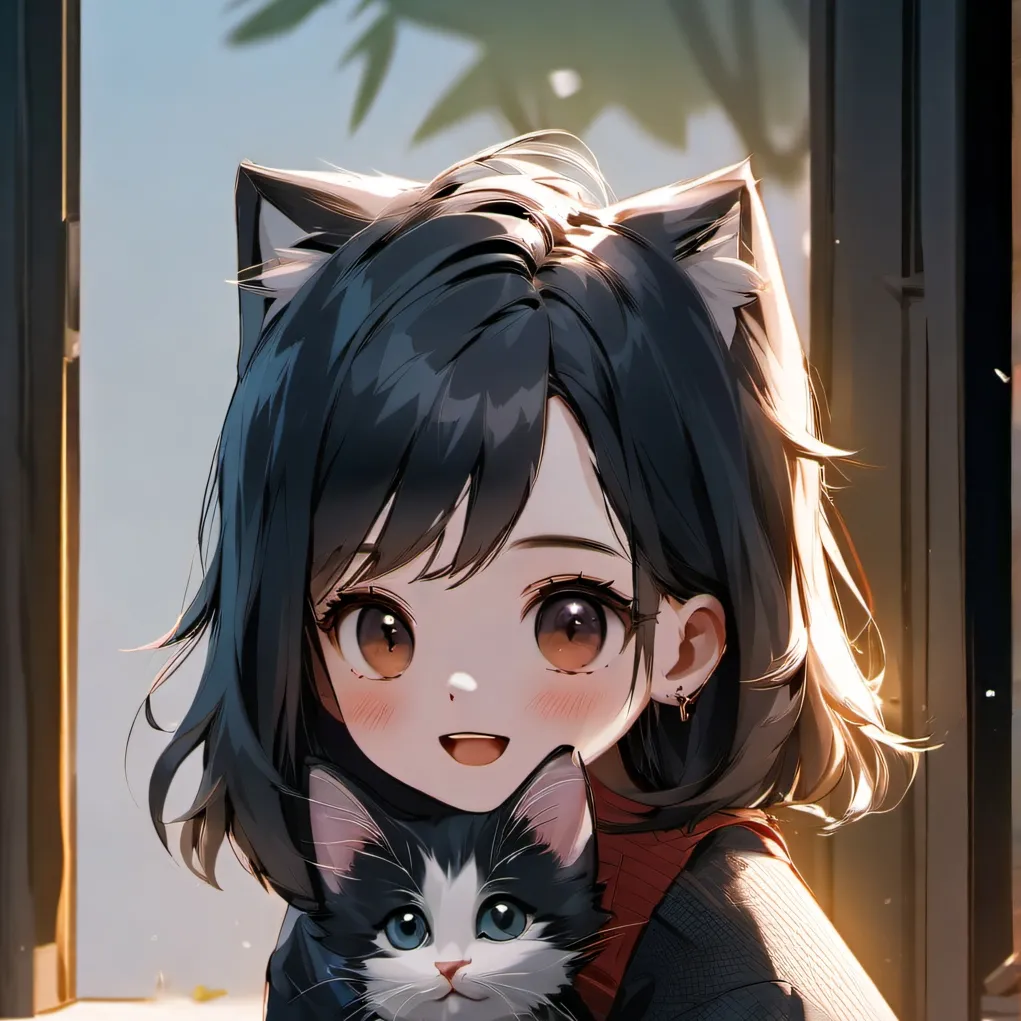 chat with ai character: cat girl for pet
