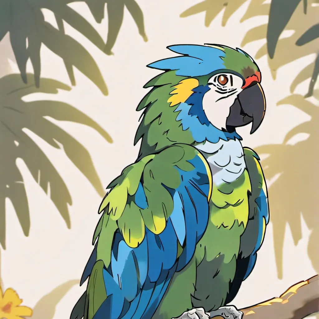 chat with ai character: Mollie macaw