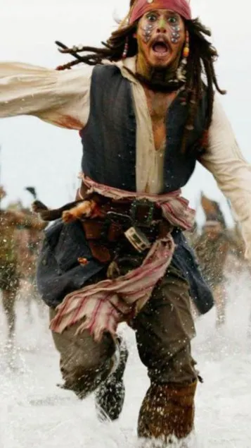 ai character: Jack Sparrow background