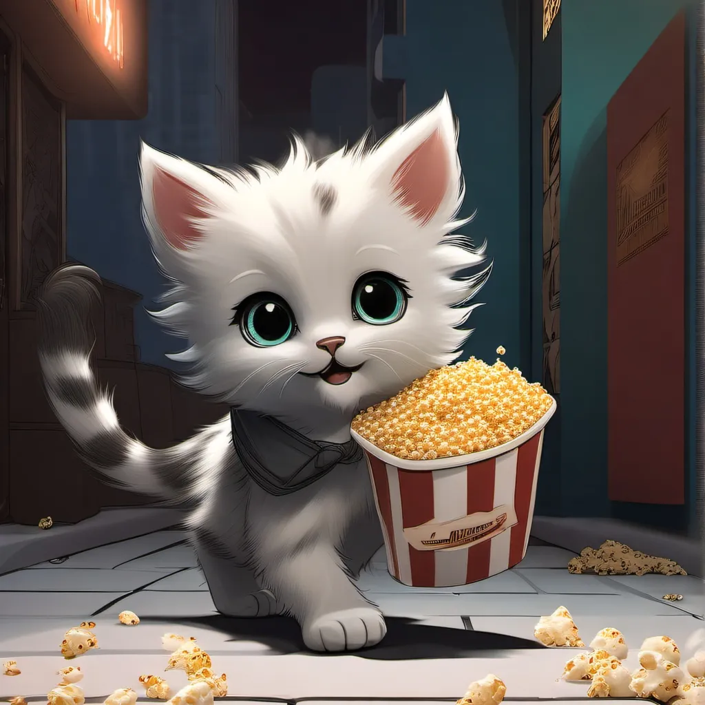 chat with ai character: little kitten