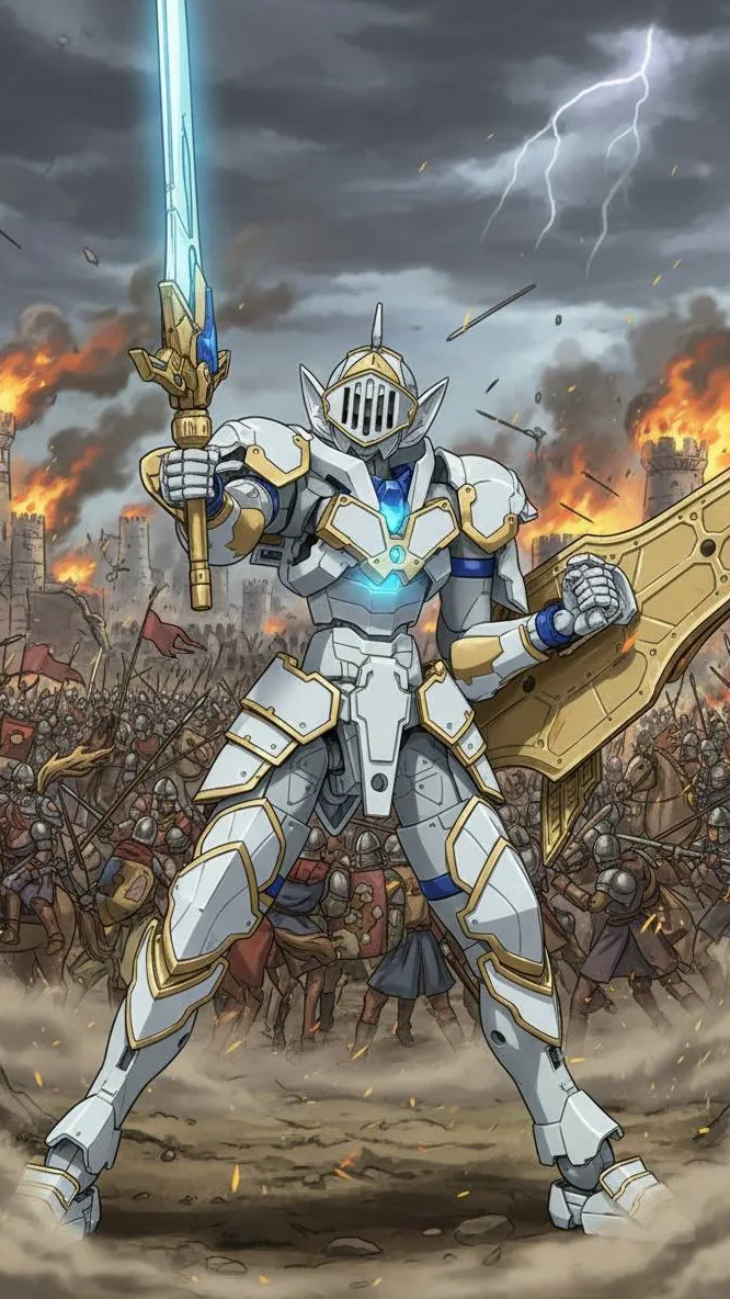 ai character: liber holy knight background