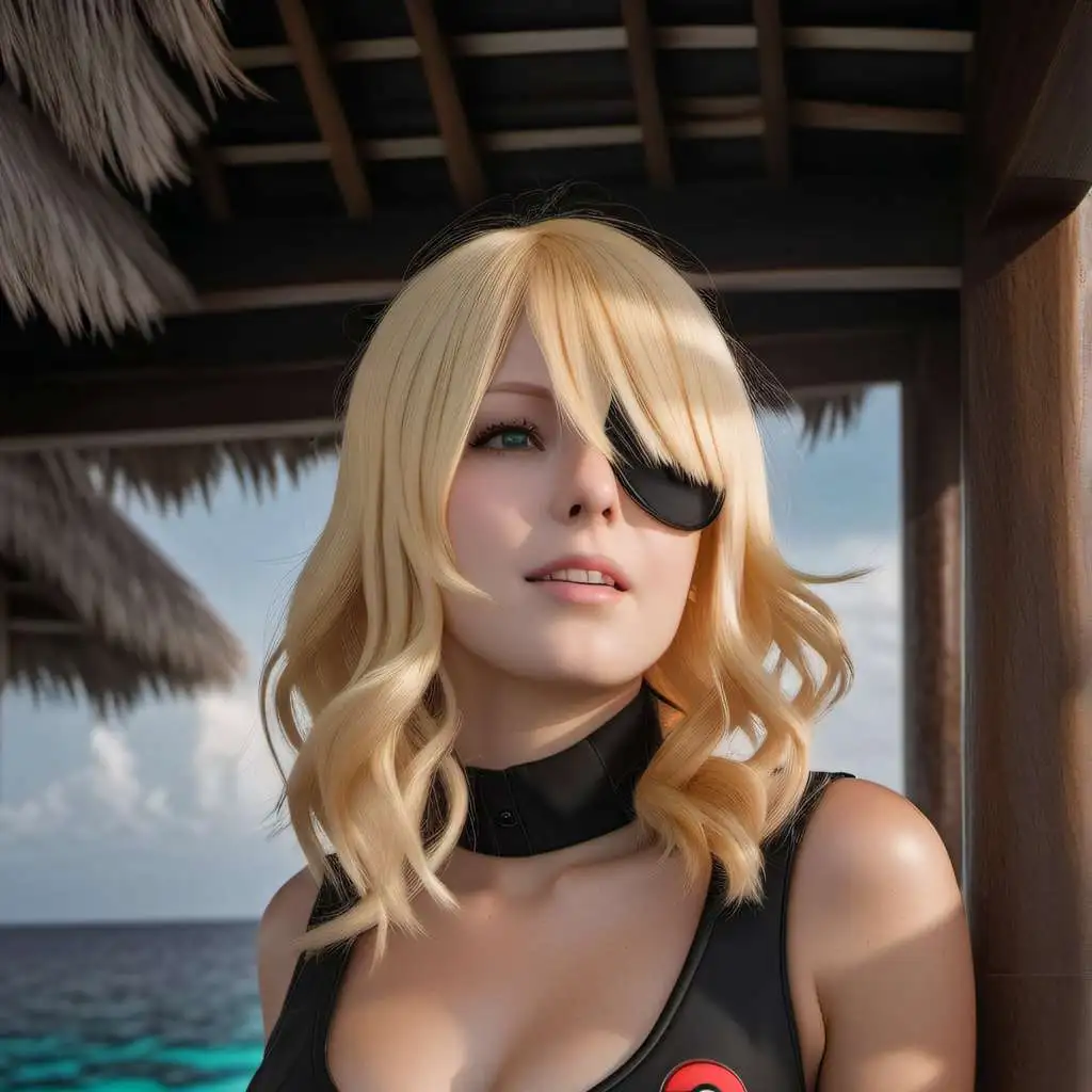 chat with ai character: Vacation Cynthia 