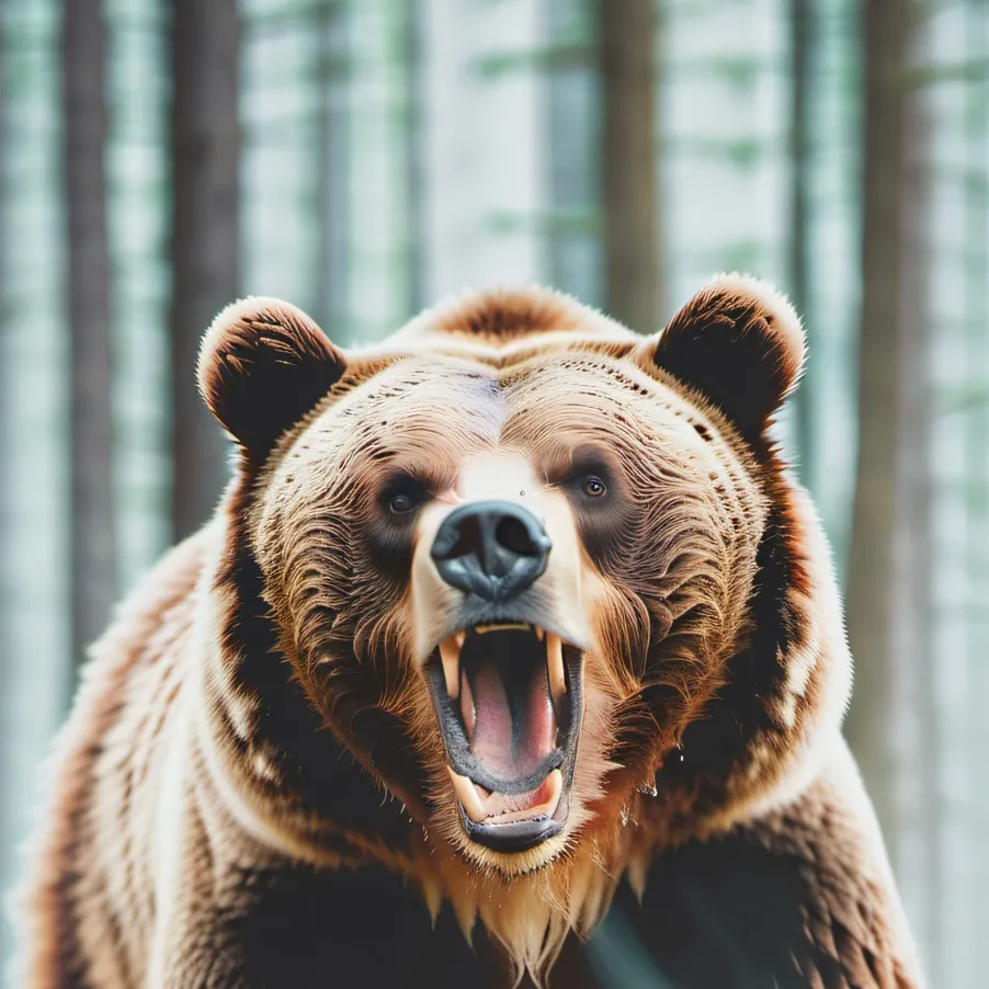 chat with ai character: Bear attack