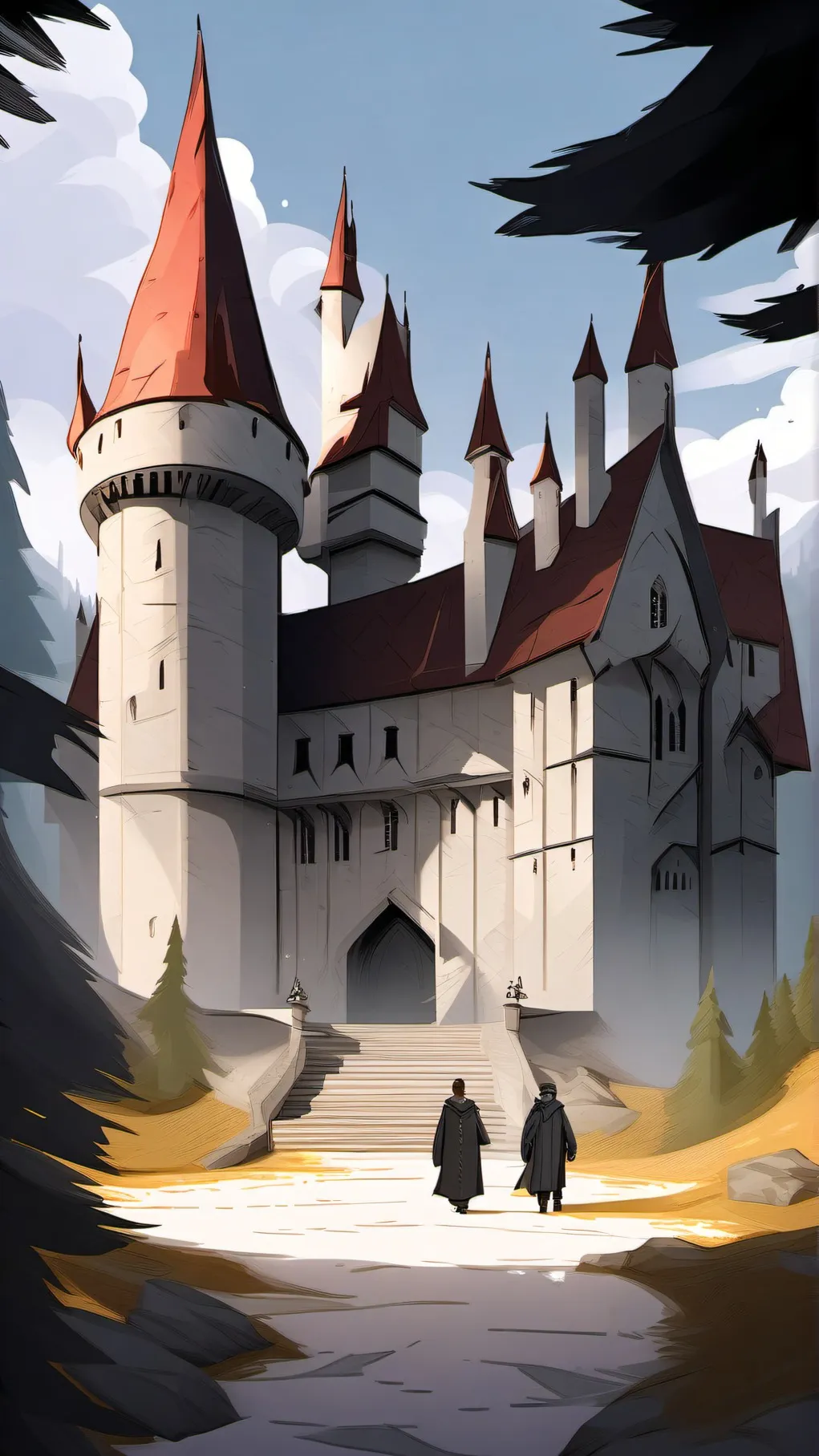 ai character: Hogwarts background