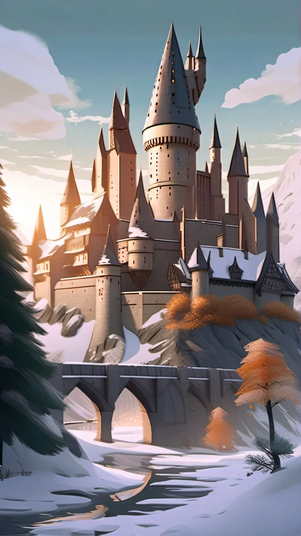 ai character: Hogwarts background