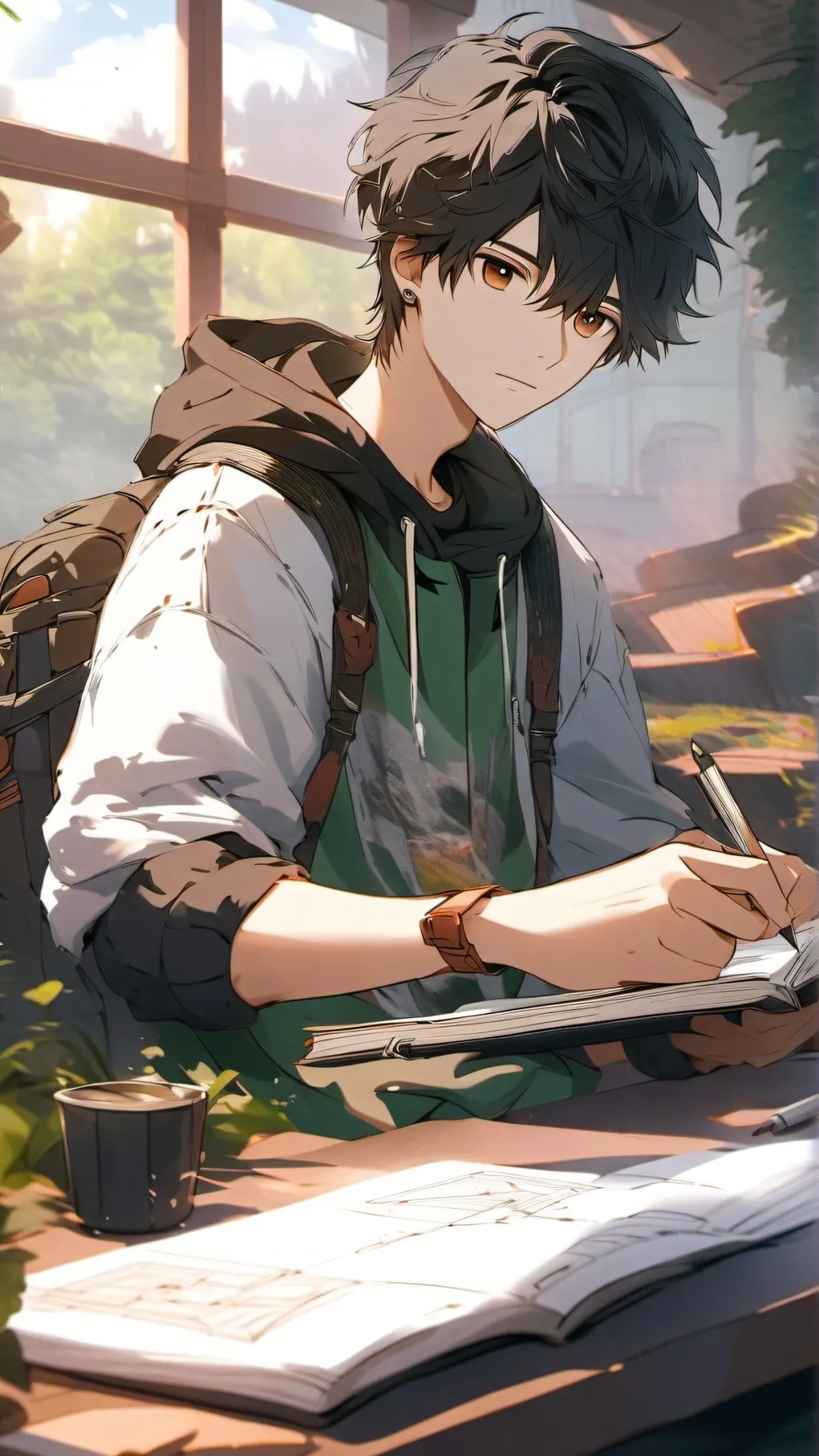 ai character: Ryan (BL) background
