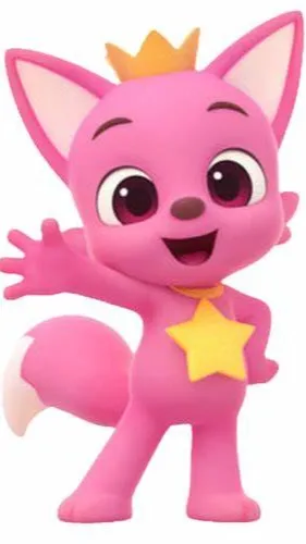 ai character: Pinkfong background