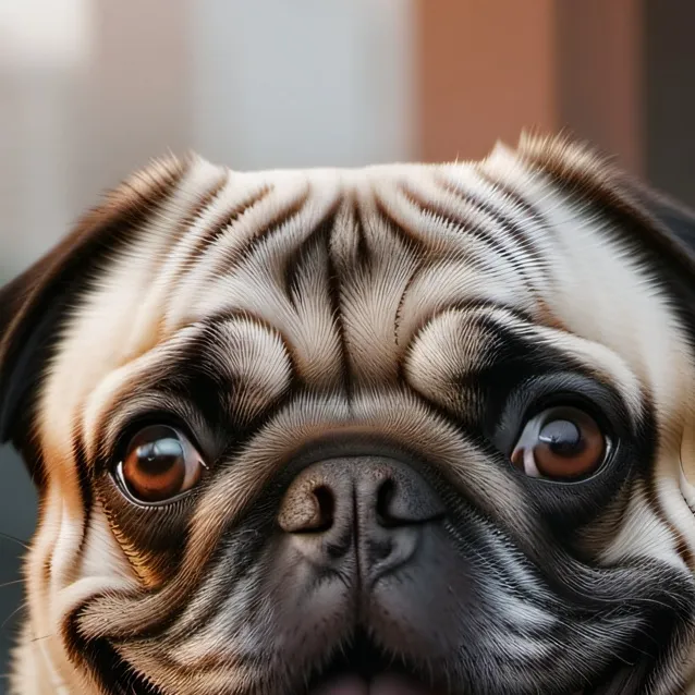 chat with ai character: Happy Pug