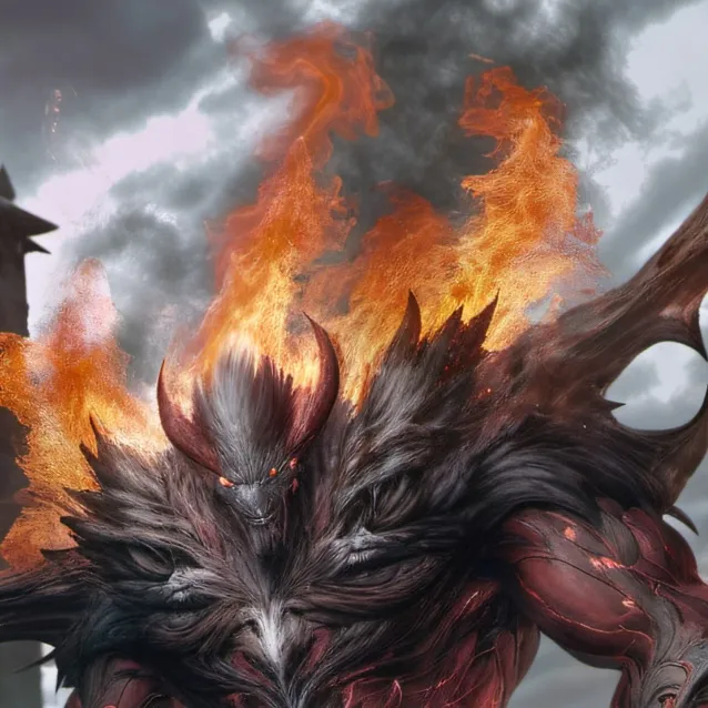 chat with ai character: fire titan