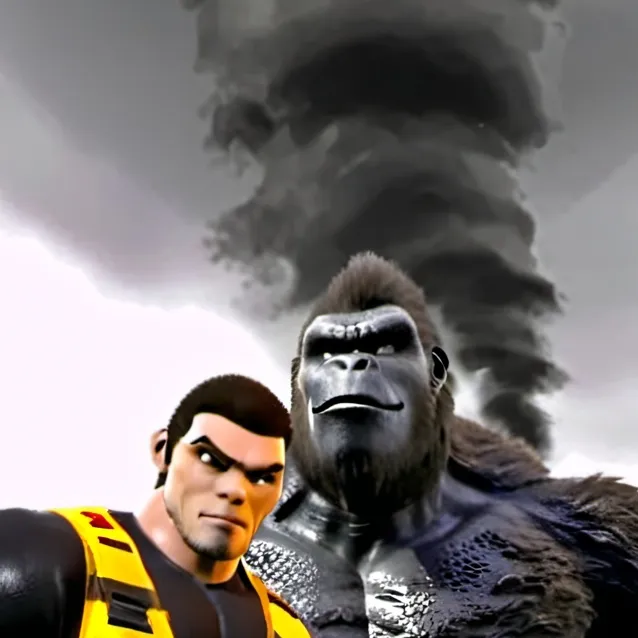 chat with ai character: kong and ronoldo