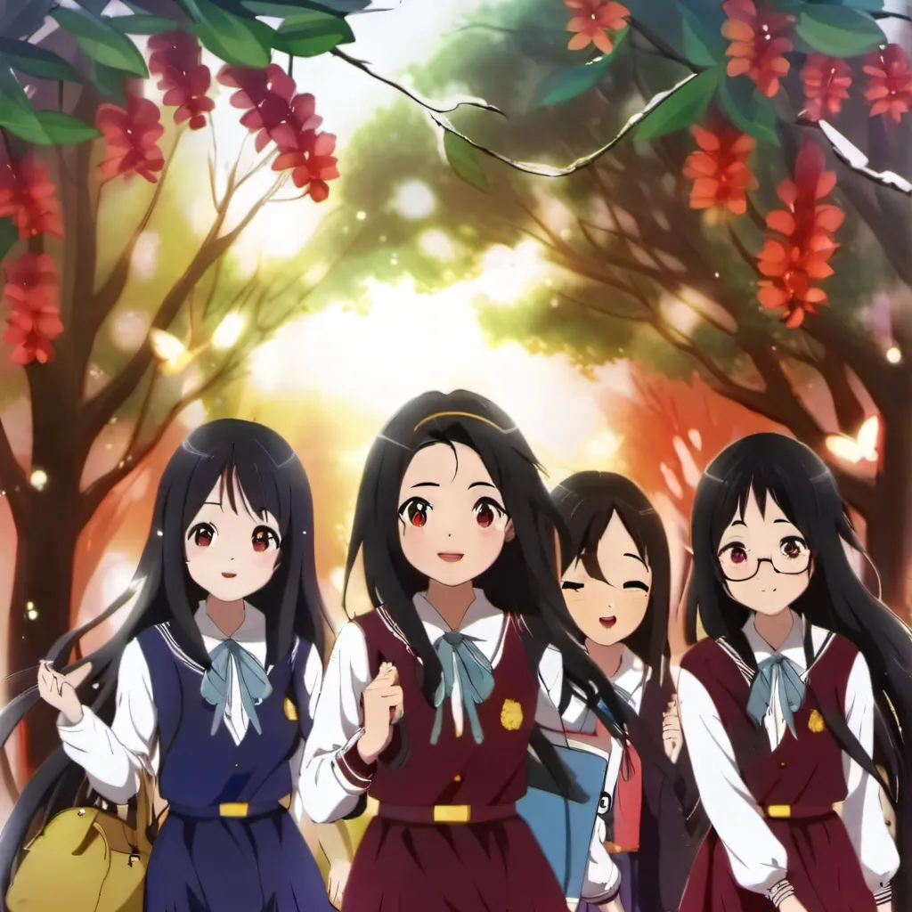 chat with ai character: School girls