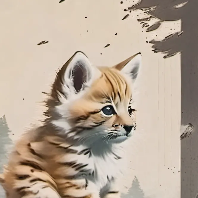 chat with ai character: golden kitten