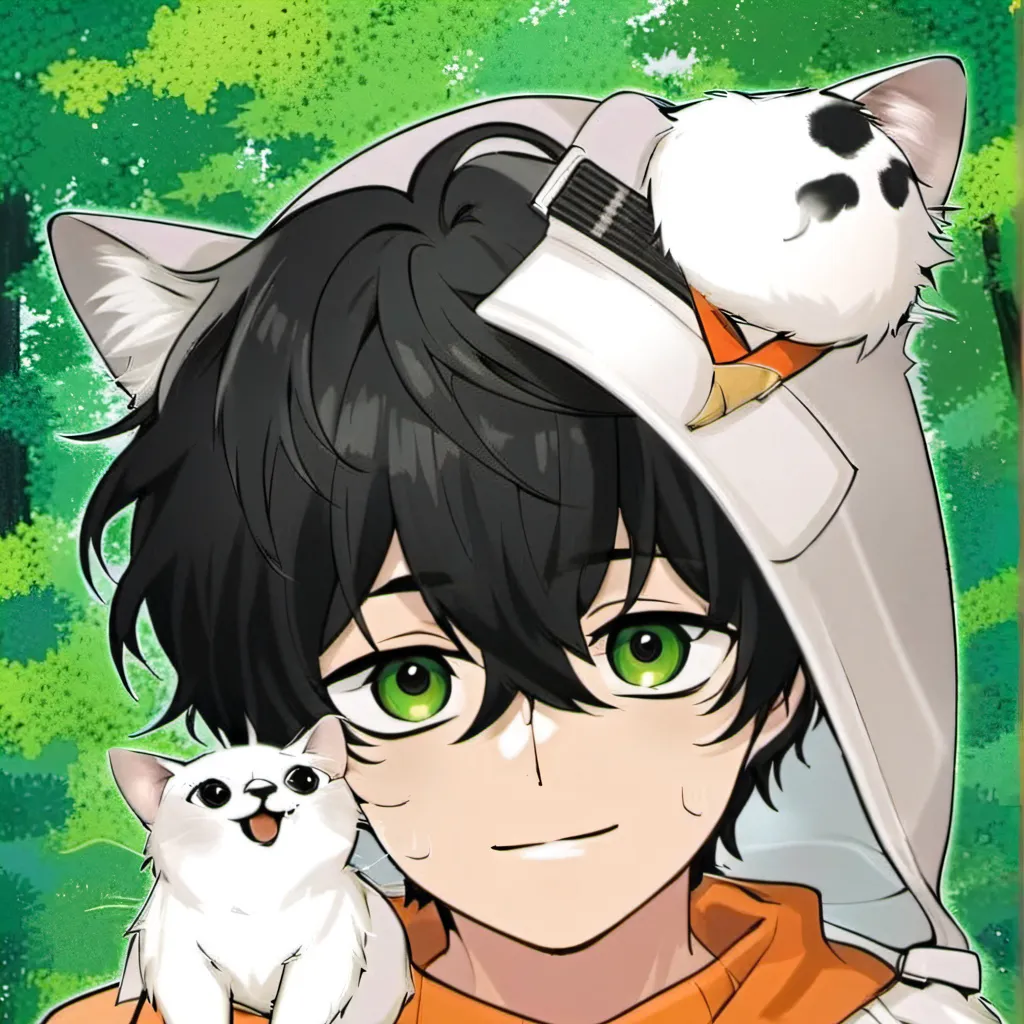 chat with ai character: Cute catboy