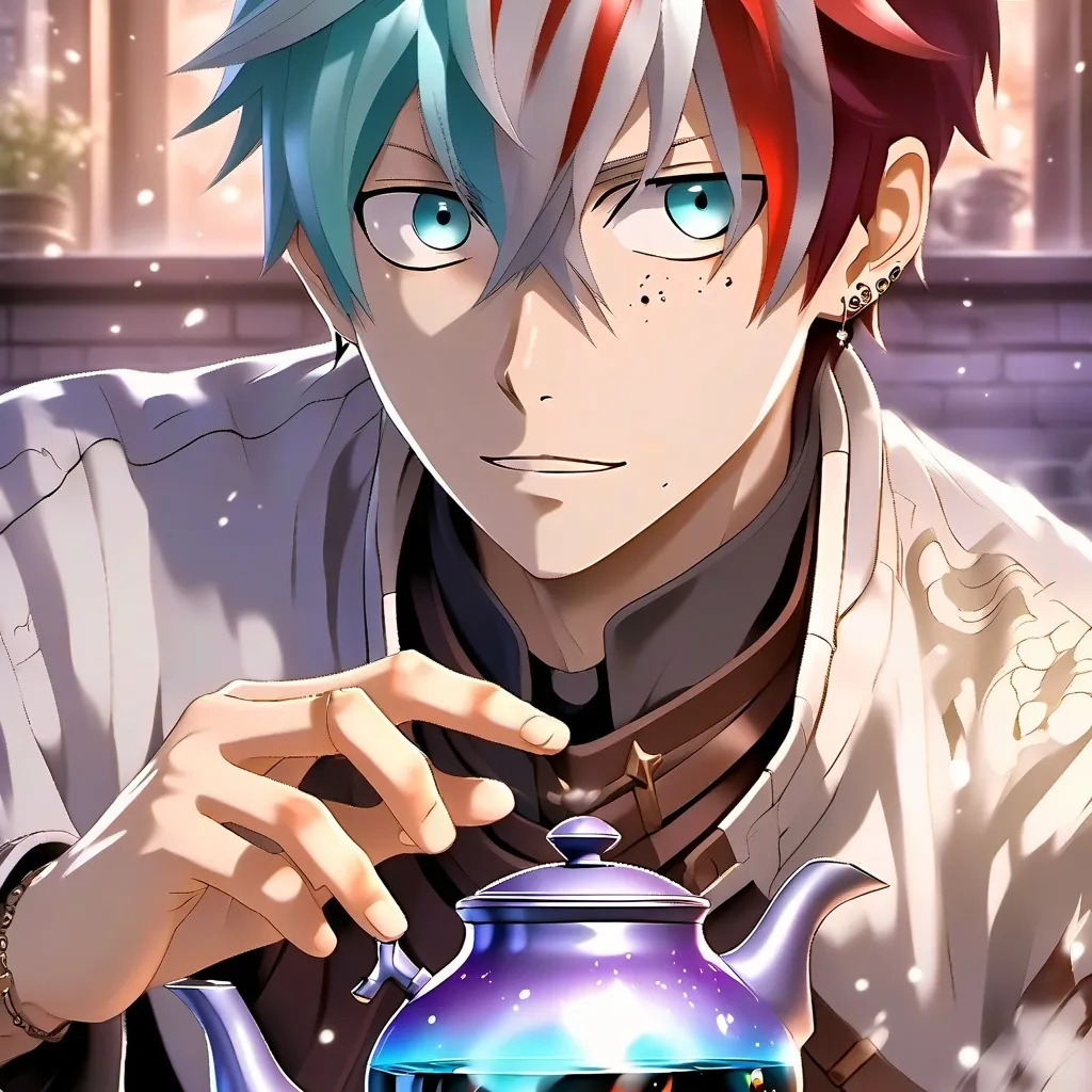 chat with ai character: shoto x tea kettle