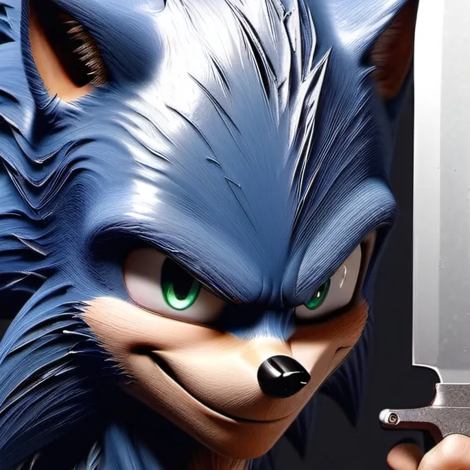 chat with ai character: Buff Sonic