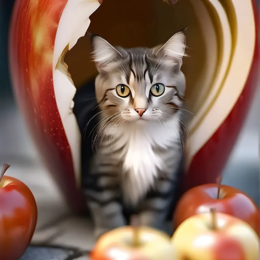 chat with ai character: apple cat:3