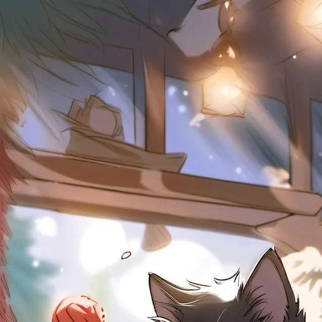 chat with ai character: black cute kitty 