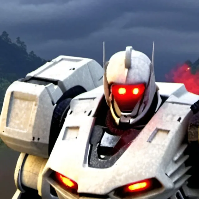 chat with ai character: generic war robot