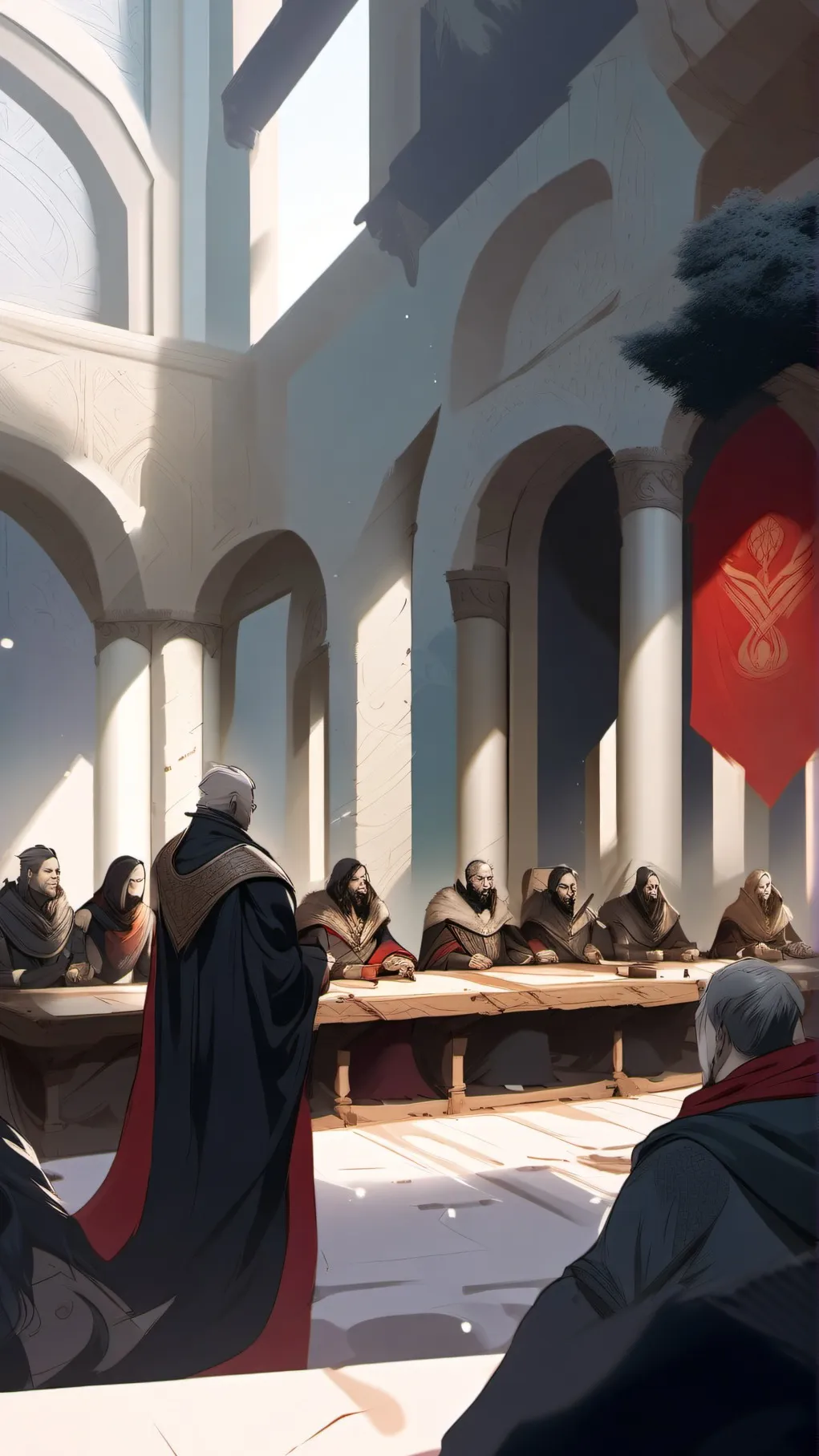 ai character: Council of Humans background