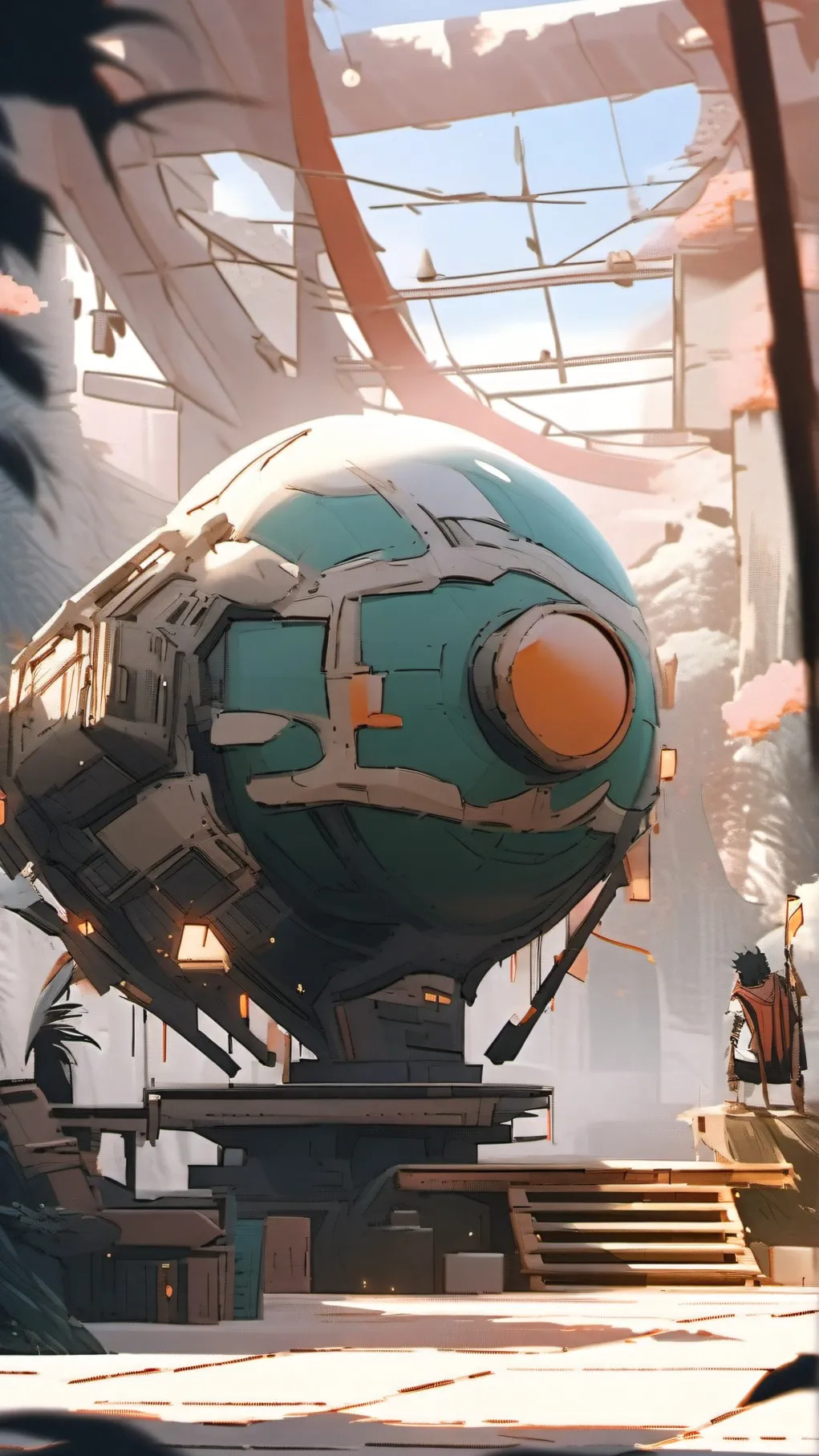 ai character: Galactic universe background