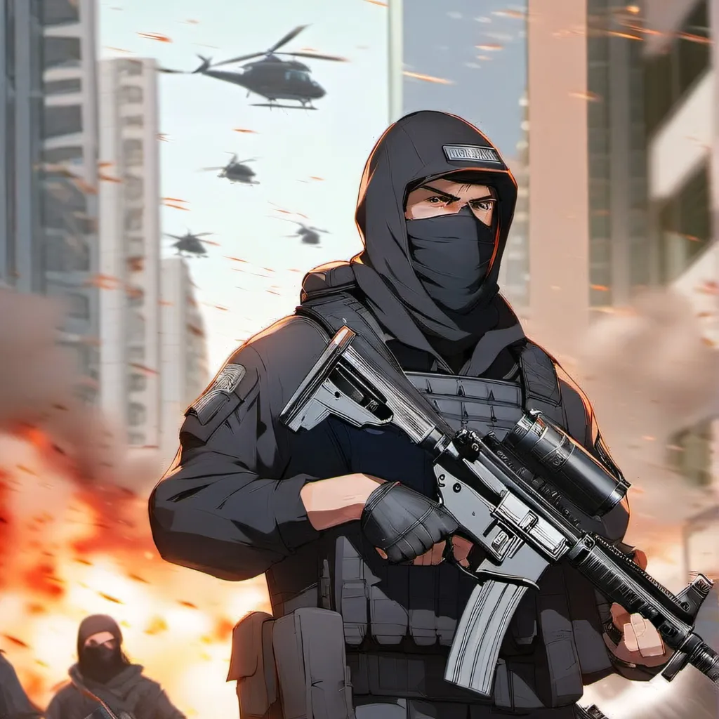 chat with ai character: SWAT WAR