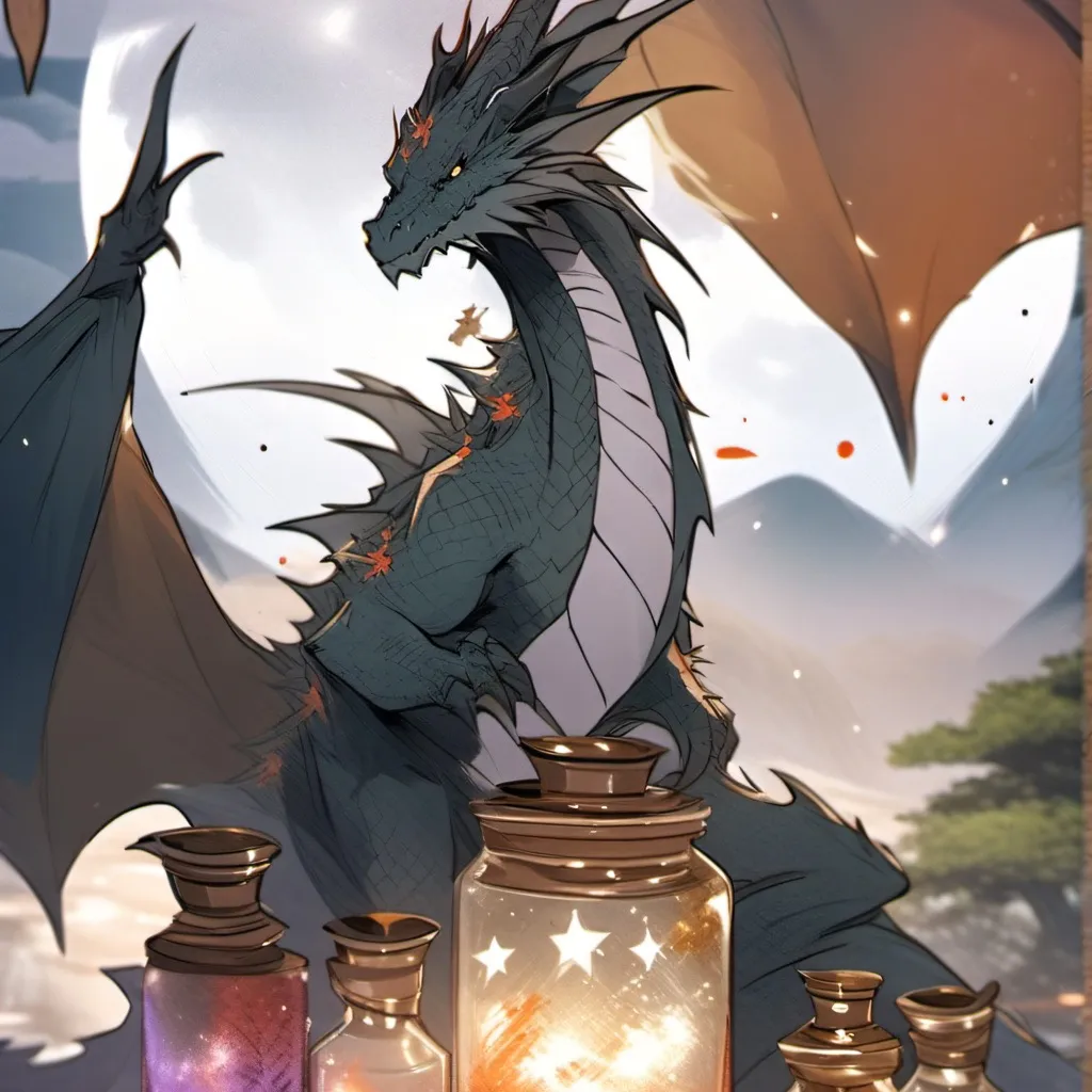 chat with ai character: The dragon potion 