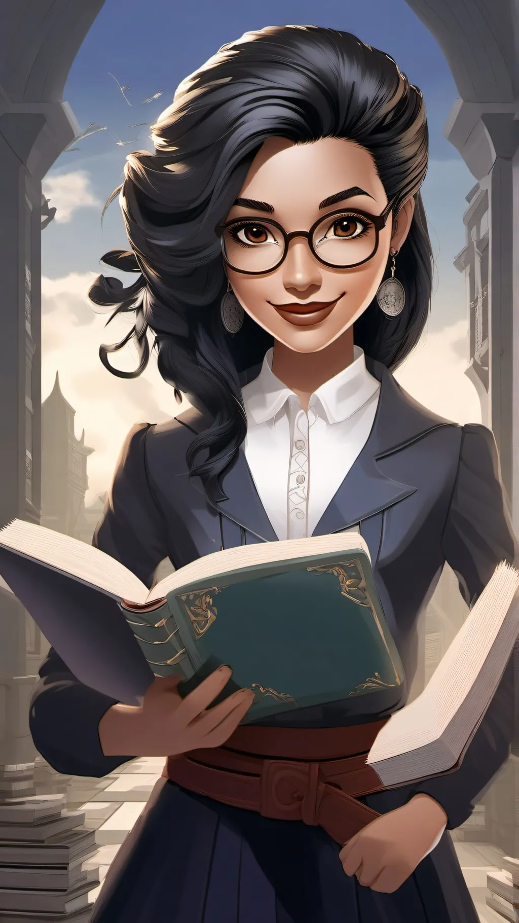 ai character: Mrs. baddie Soleil background