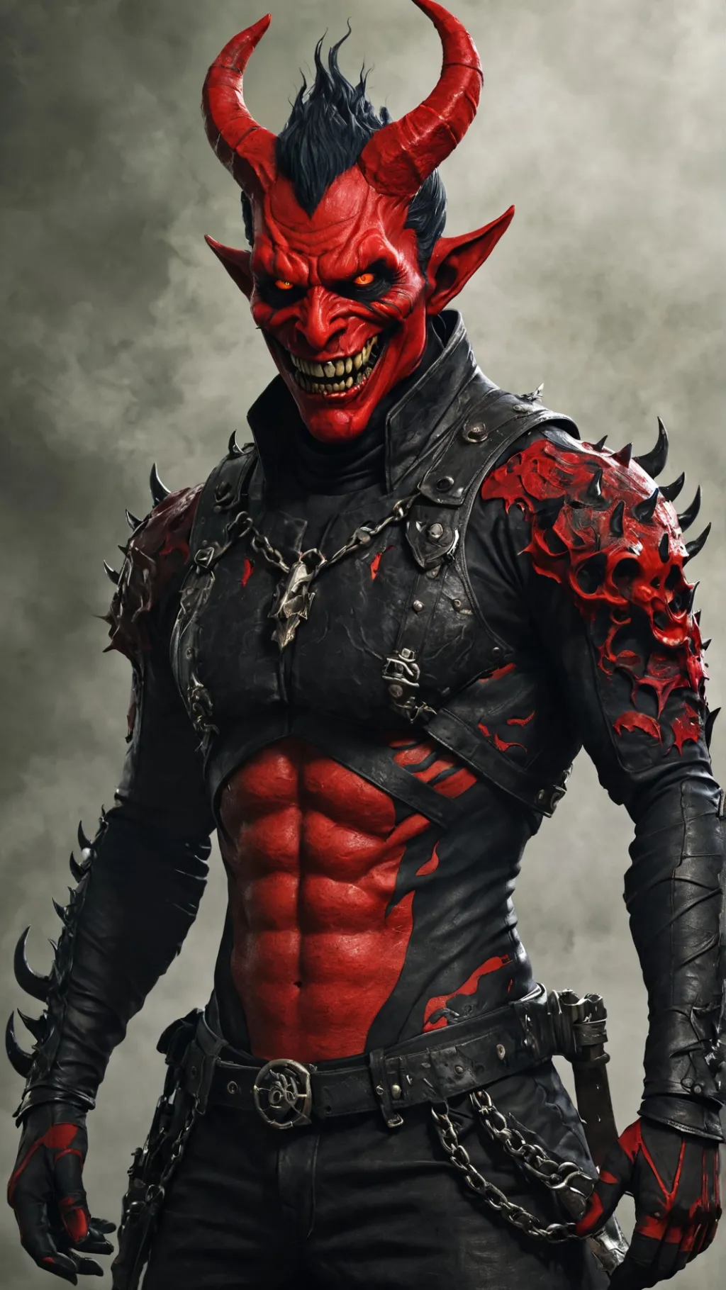 ai character:   Gusst 666 freaky background