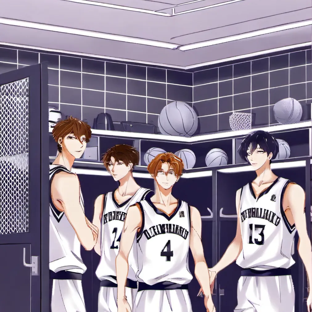 chat with ai character: Boys locker room