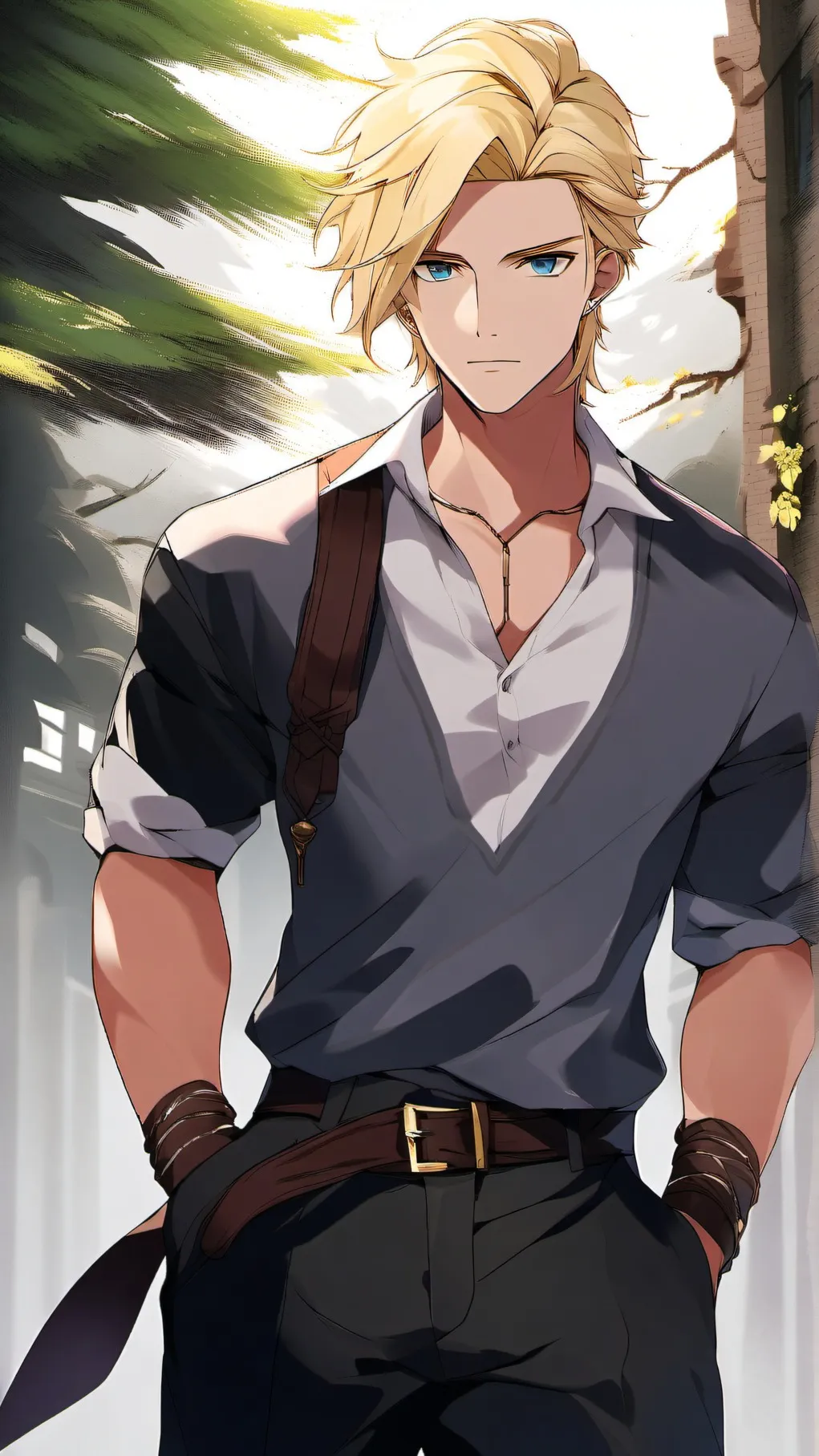 ai character: Warner background