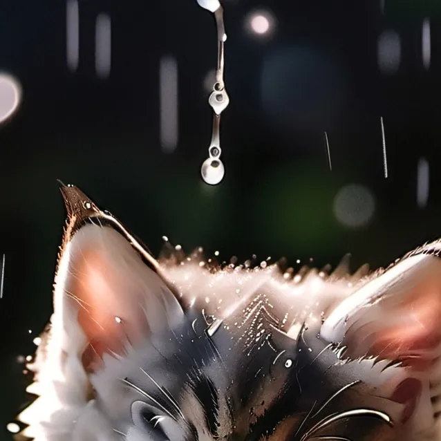 chat with ai character: sad kitten 