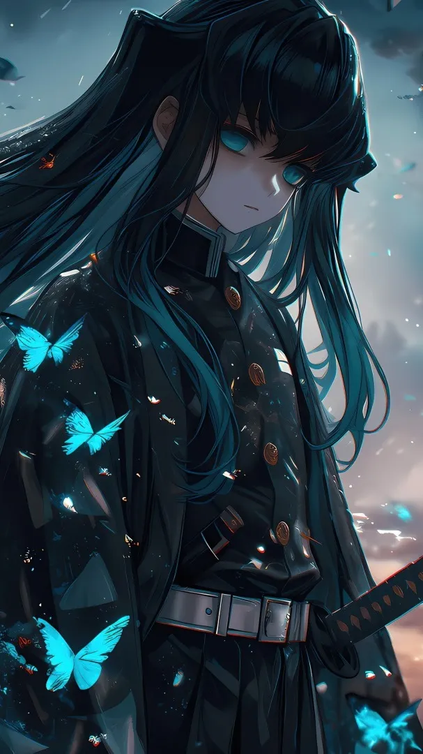 ai character: muichiro background