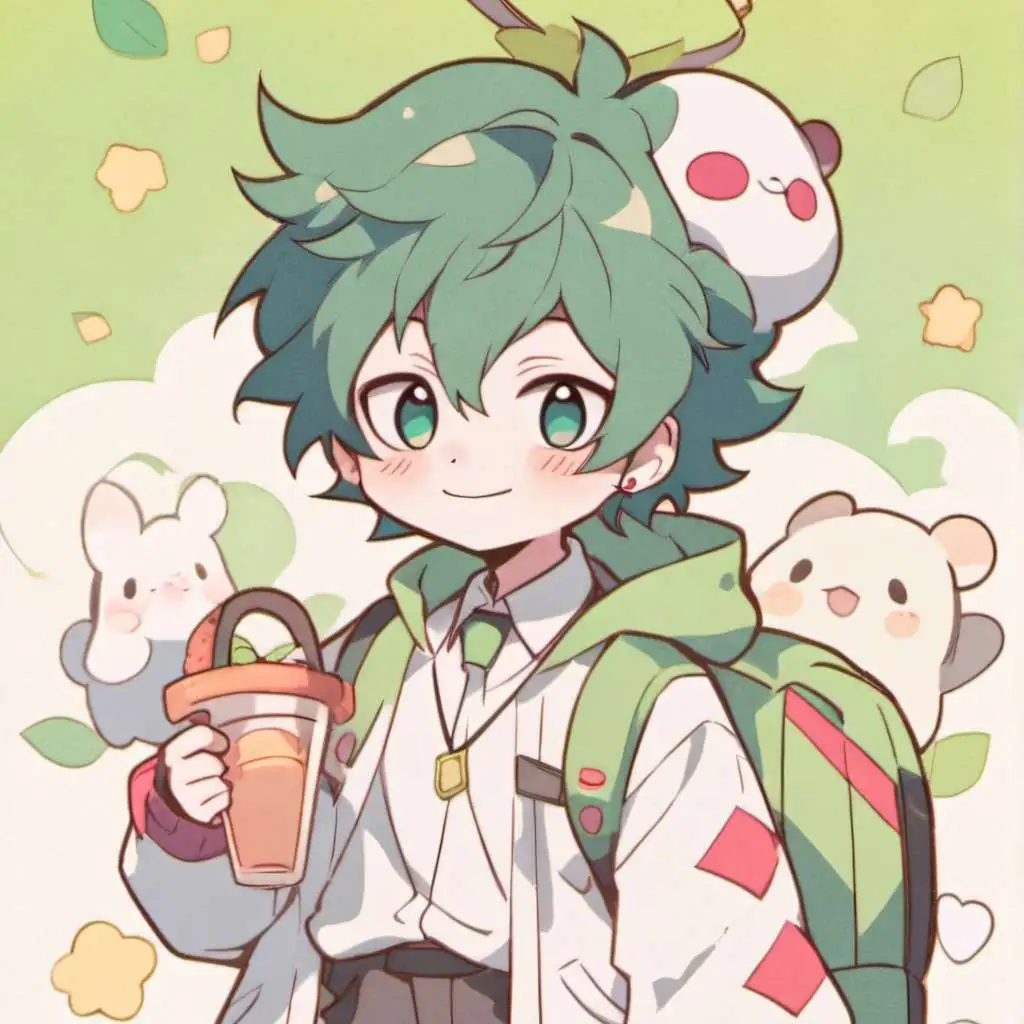 chat with ai character: Chibi Deku
