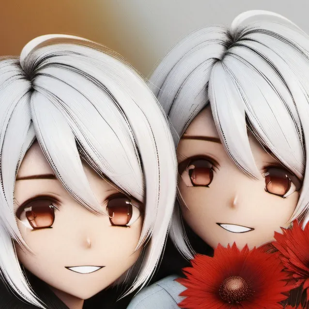 chat with ai character: flower and piko 