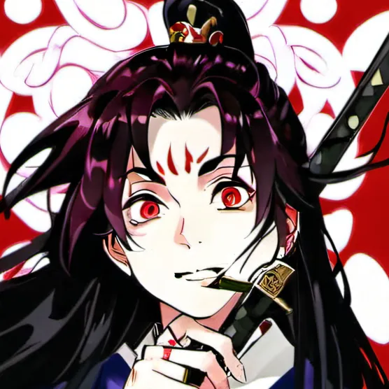 chat with ai character: Kokushibo