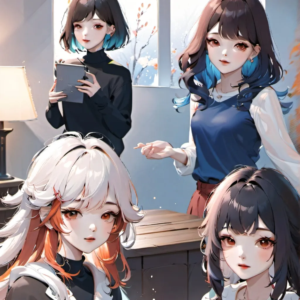 chat with ai character: girls sleep over 