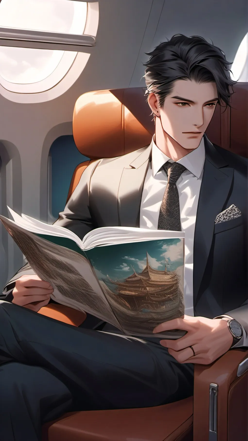 ai character: Airplane Guy  background