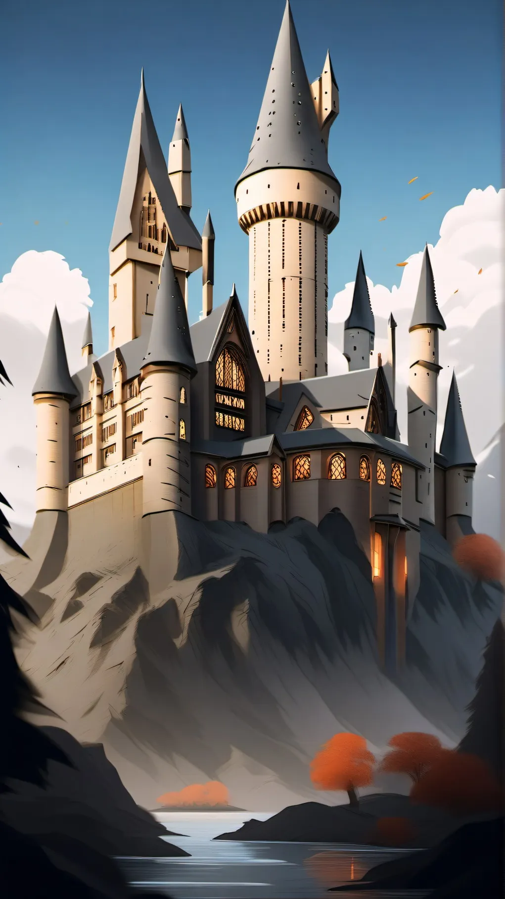 ai character: hogwarts party! background