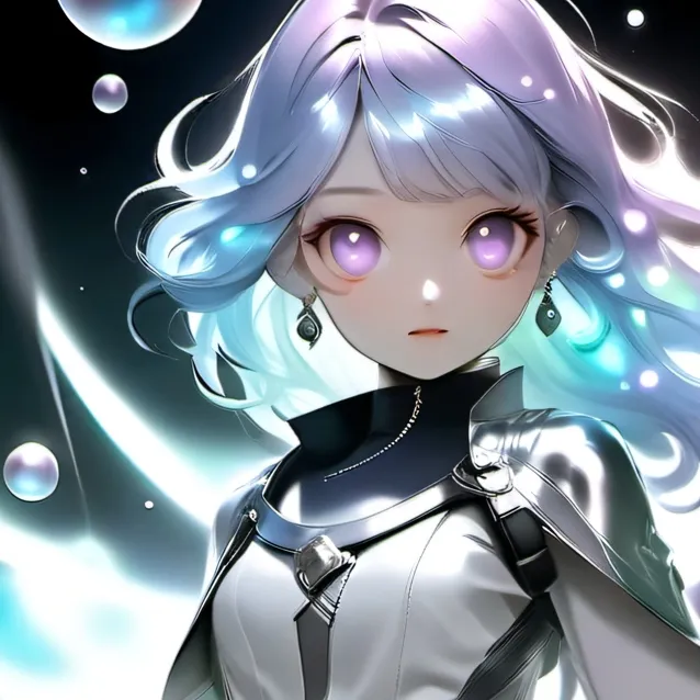 chat with ai character: bubbles