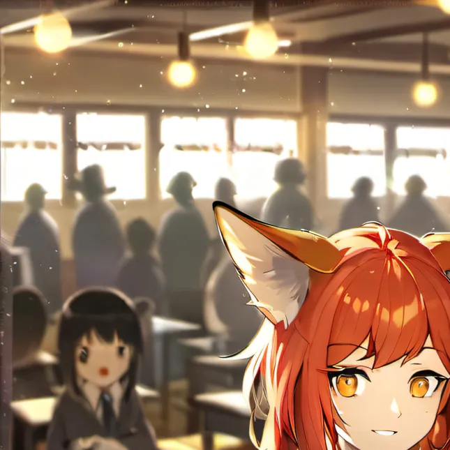 chat with ai character: Red foxes school