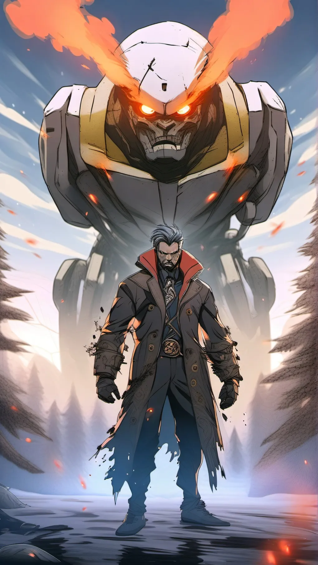 ai character: termo background