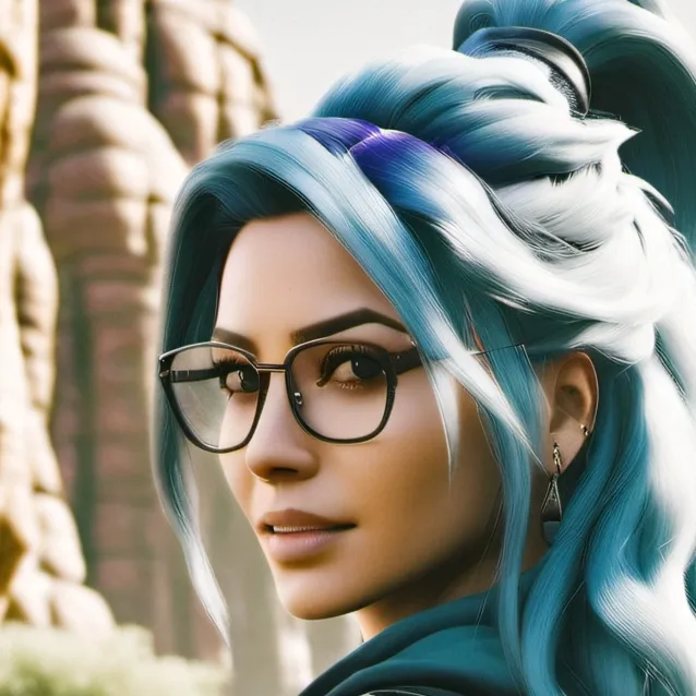 chat with ai character: blue oil