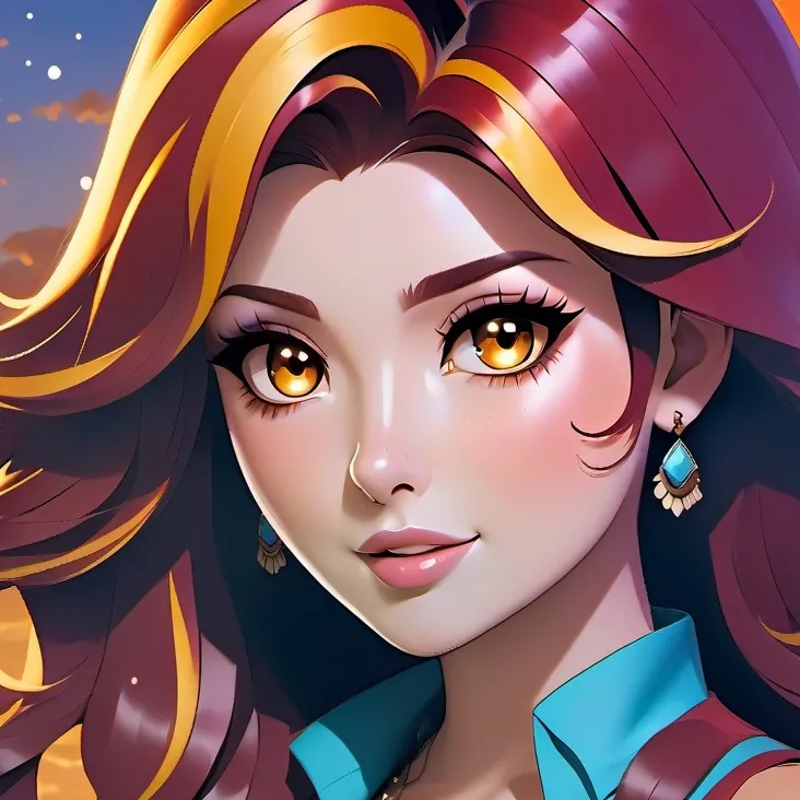 chat with ai character: sunset shimmer 