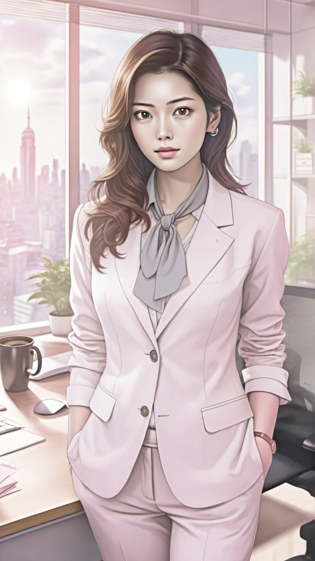 ai character: Joy background